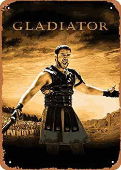 Gladiator Doska Plagát Kovov Cín Prihlásiť 8