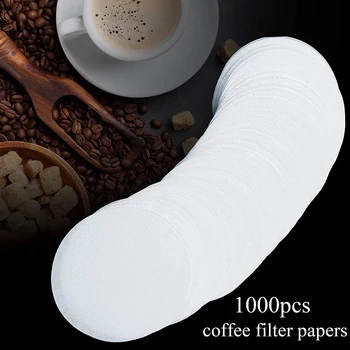 Náhradné Papierové Filtre Papierové Filtra Kávy Kolo Kávovar Filtre Kompatibilný S Moka Hrniec Vietnamskej Drip Pohár