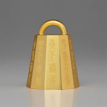 Prenosné Mosadz Paperweights Imitácia Qin Dynastie Paperweights Malé Pozlátené Plavidlá, Domáce Dekorácie Čínskej Kaligrafie Paperweights